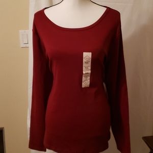 St John's bay woman blouse long sleeve